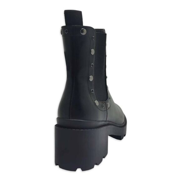 NEW Women’s Time and Tru Chelsea Embellished Chunky Boots Black Size 9 - Picture 3 of 8